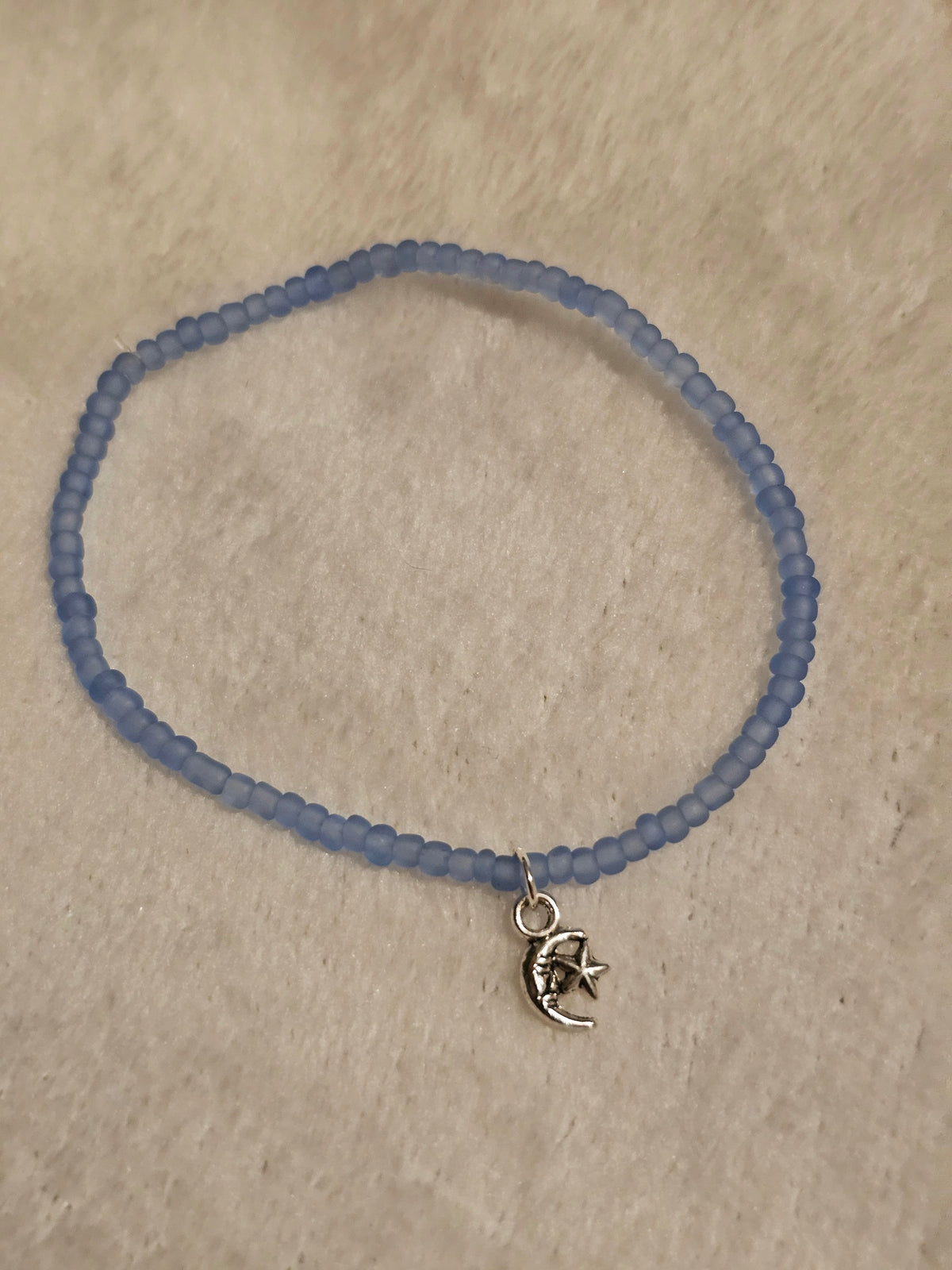 Glass beaded bracelet
