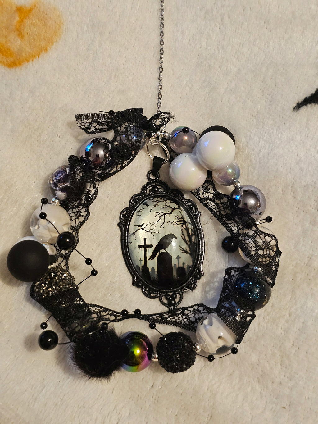 Raven sun catcher or car hanger