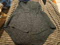 Grey speckled hand made shawl