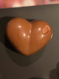 Brown heart magnet