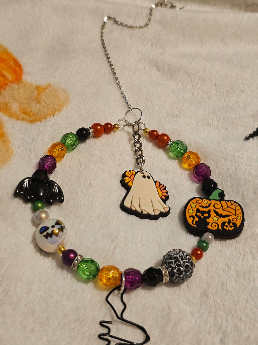 Ghostie suncatcher or car hanger