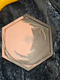 Hexagon shaped coaster