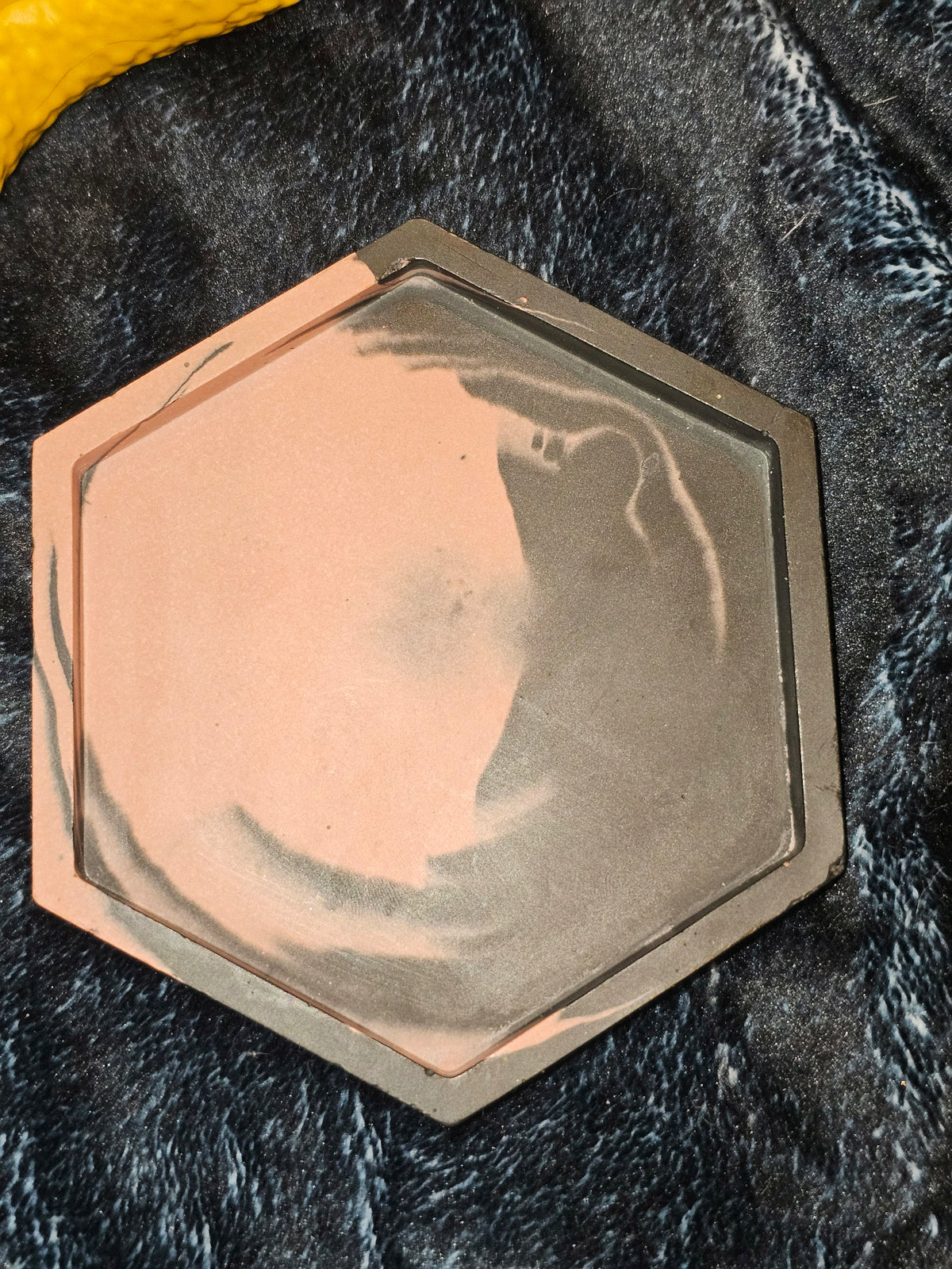 Hexagon shaped coaster