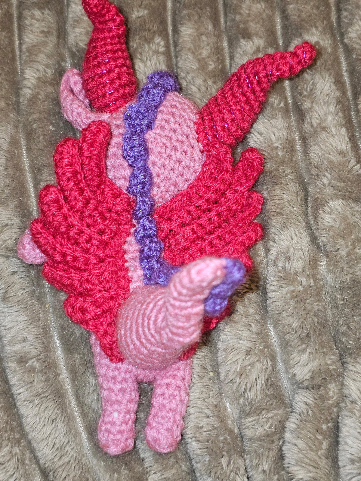 Pink impkin crochet