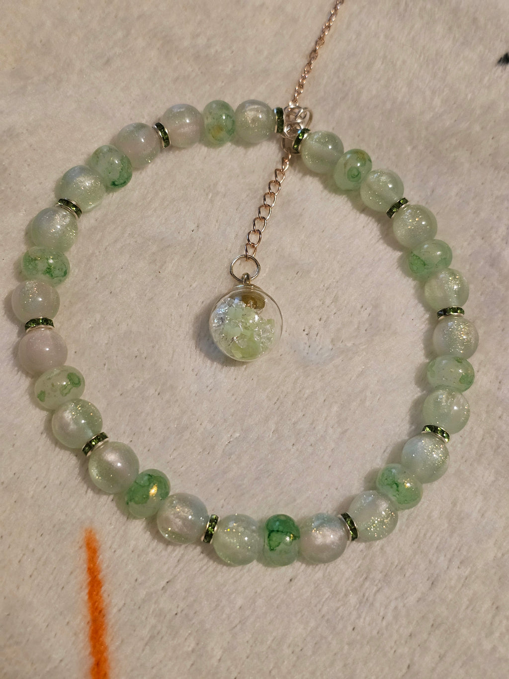 Green sun catcher or car hanger