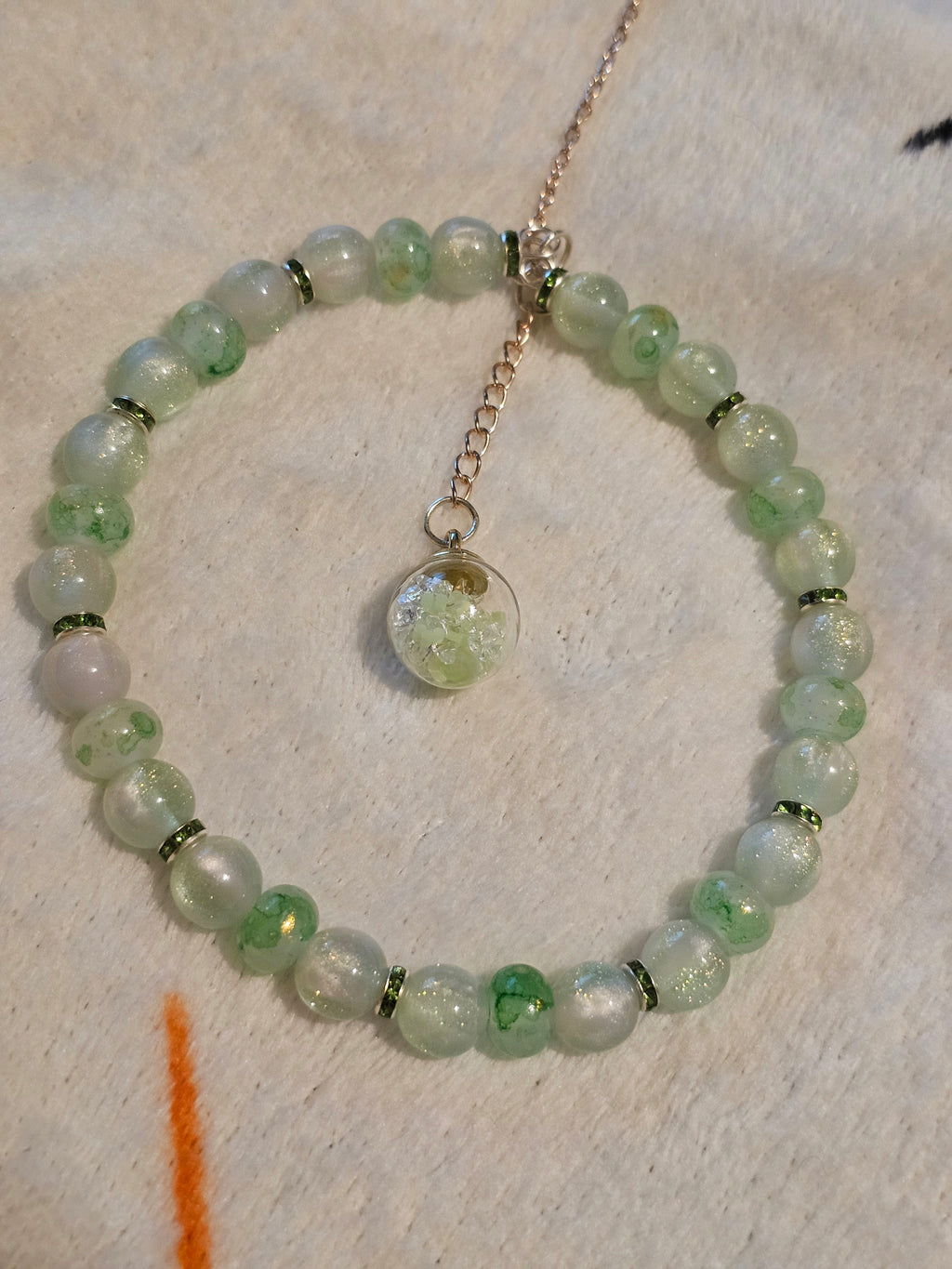 Green sun catcher or car hanger