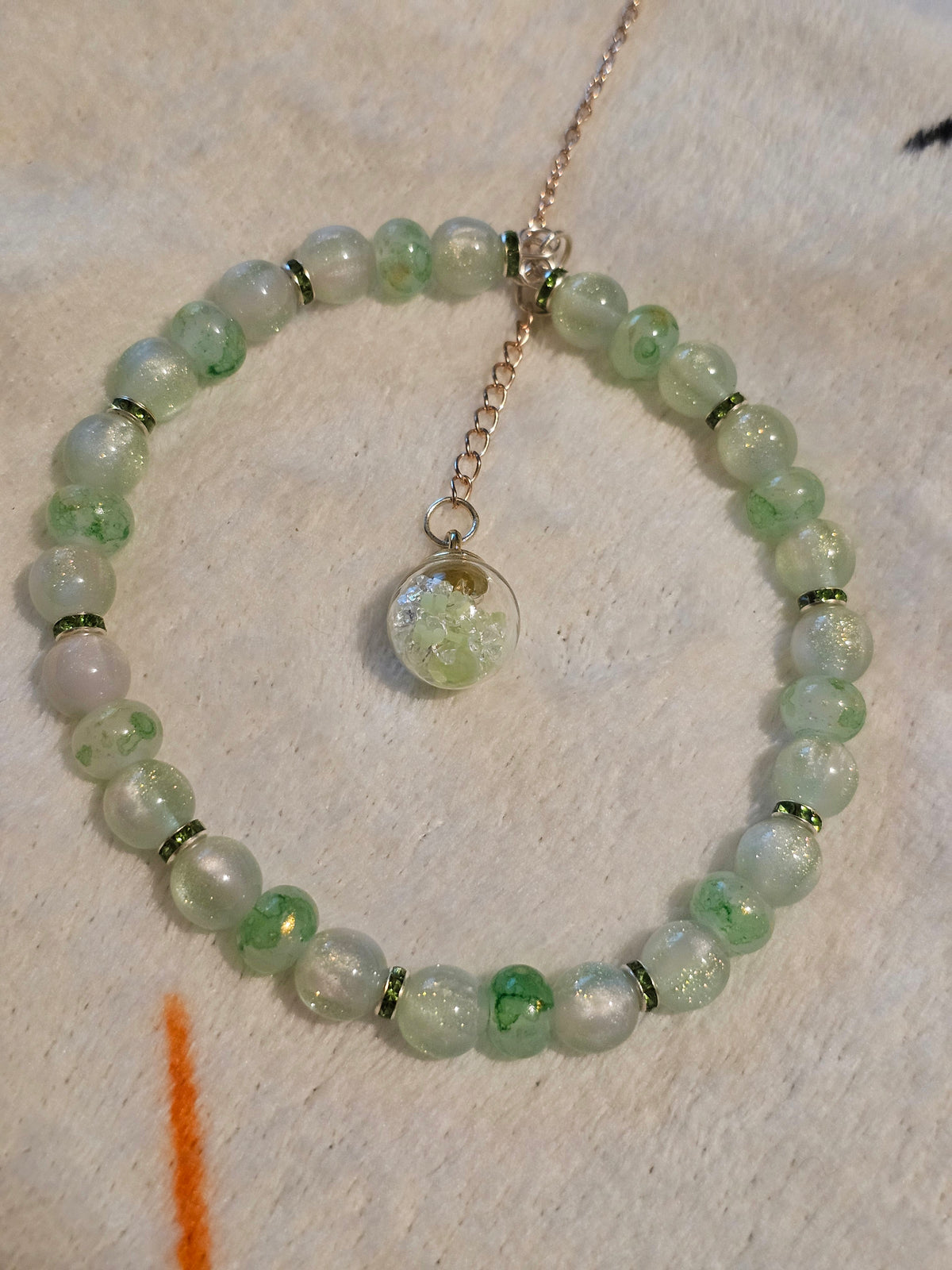 Green sun catcher or car hanger