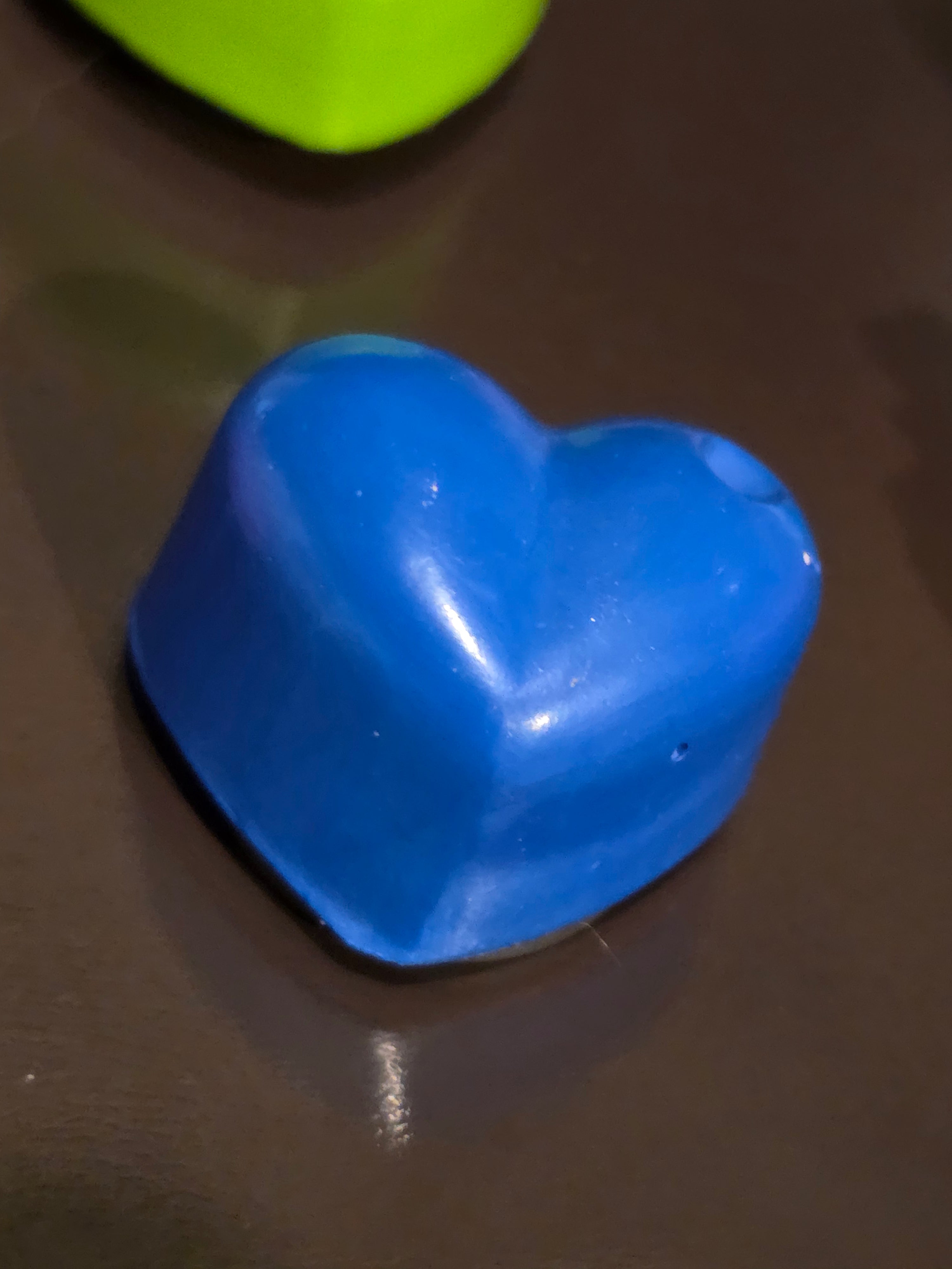 Blue heart magnet