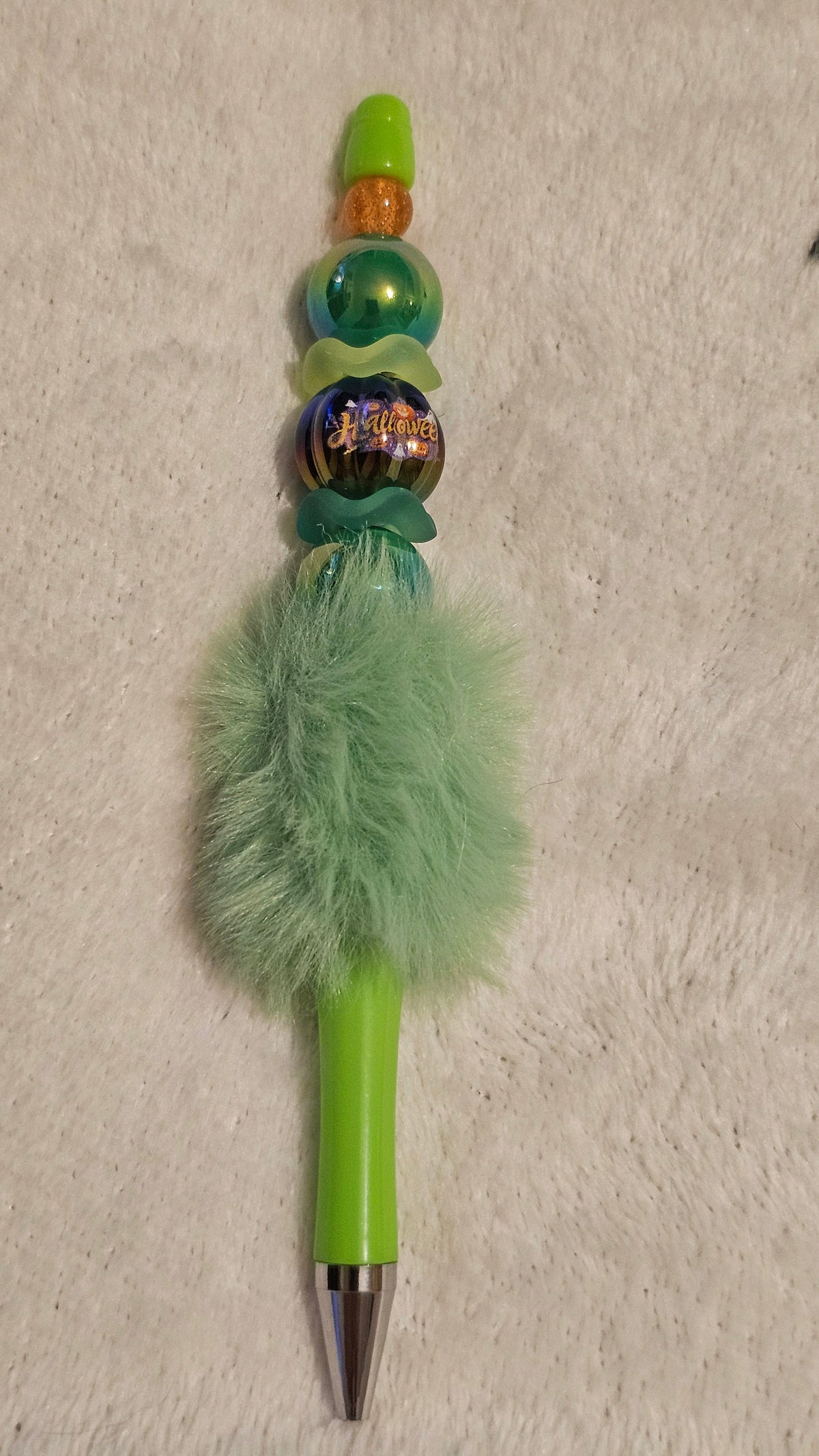 Green halloween pen