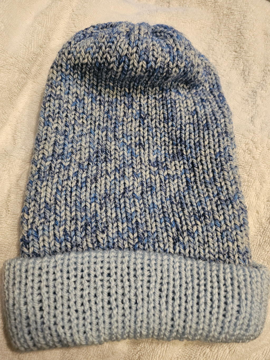 Wool blue hat