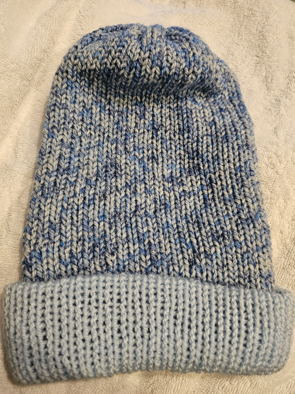 Wool blue hat