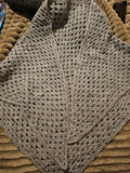 Grey hand made shawl