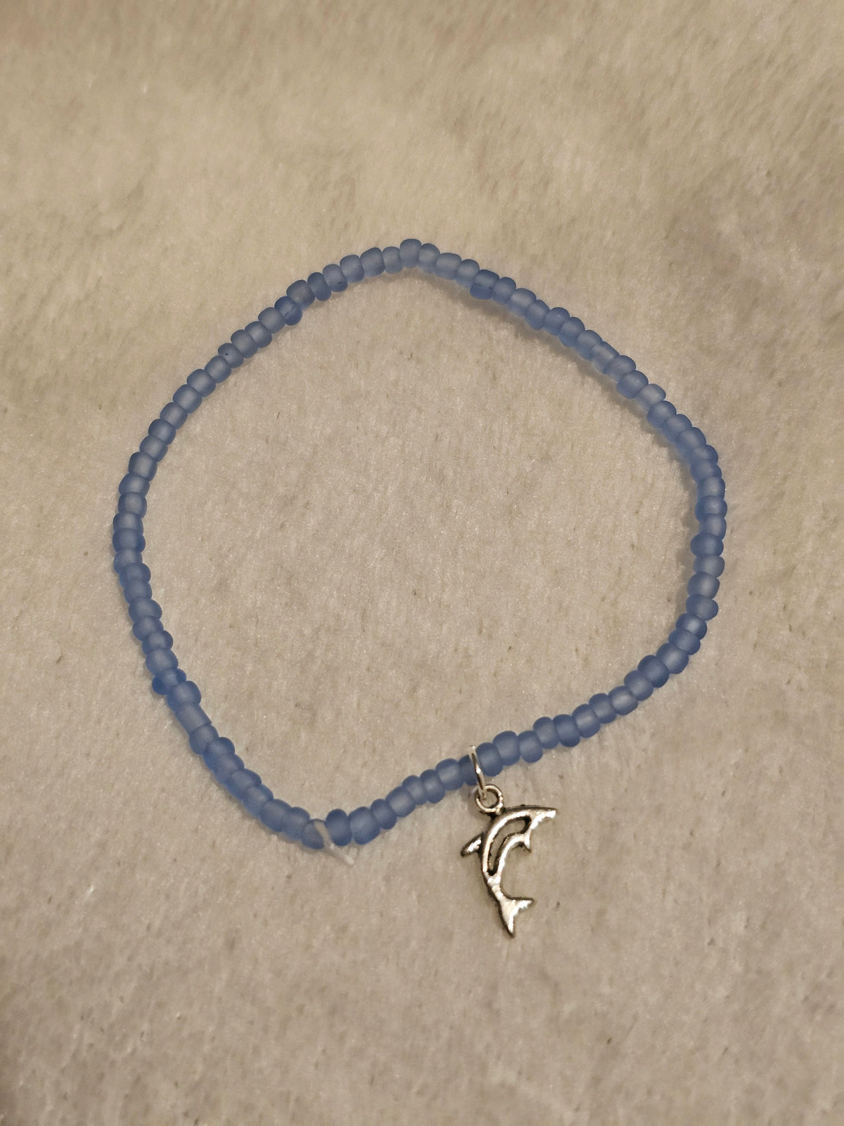 Glass beaded bracelet