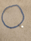 Glass bead bracelet